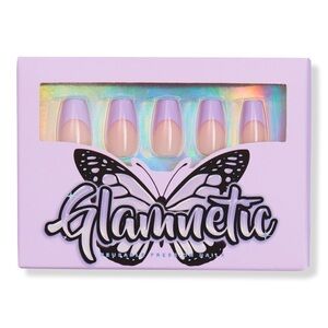 ‼️RARE‼️🎸GLAMNETIC🎸🔥NWT🔥Purpsicle Press On Nails